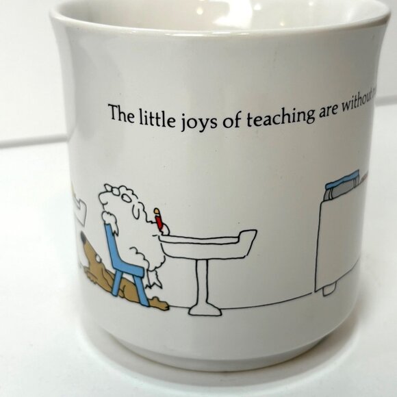Sandra Boynton "The Little Joys Of Teaching are Without Number” Ceramic Mug Japn - Picture 4 of 8